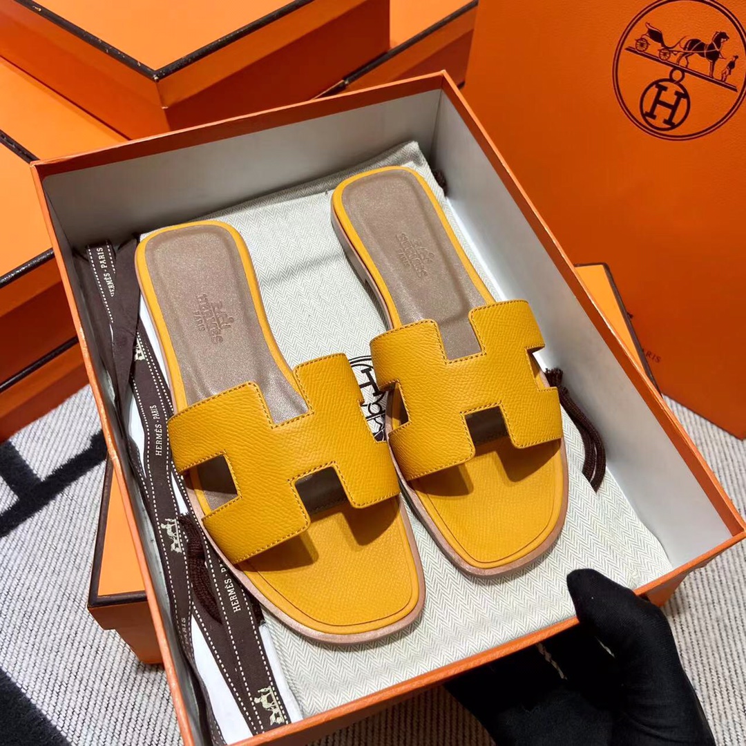 에르메스 올수공 오란 슬리퍼 샌들 앱송 19